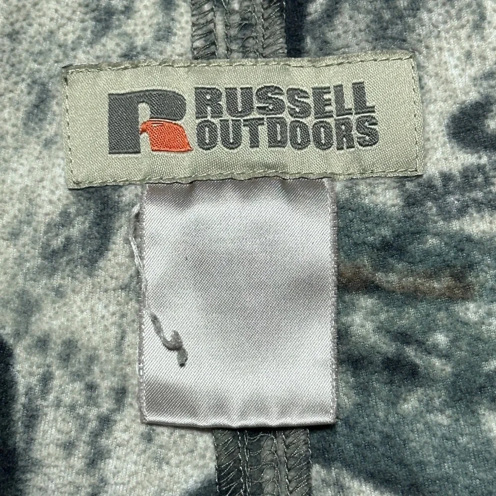 Russell Outdoors Cargo Pants Mens XL/2XL Fleece Mossy Oak Treestand Camo APX G2
